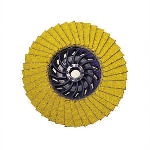 Disque à lamelles en céramique jaune Ttake 115x22 mm avec support en fibre de verre pour le meulage - Product Image 2