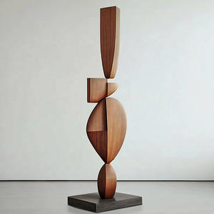 Escultura de Madera Creativa y Personalizada para Piso, Pieza Decorativa para el Hogar, Suministros de Artesanía para Proyectos de Diseño de Interiores Únicos - Product Image 5