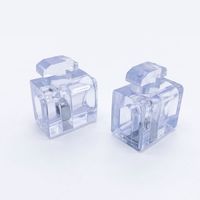 Unibloc PVC noir ou transparent en gros pour profilé aluminium série 4545 de type B à rainure de 10 mm
