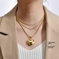 Vente en gros de bijoux à chaîne en acier inoxydable qui ne ternissent pas, collier et bracelet en plaqué or 18 ct imperméable et pendentif pour la fabrication de bijoux à faire soi-même