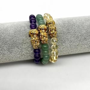 Pulsera de Piedra Natural con Cuentas de Vidrio Coloridas para Concentración y Claridad, Joyería de Alta Conversión, Bajo MOQ - Product Image 3