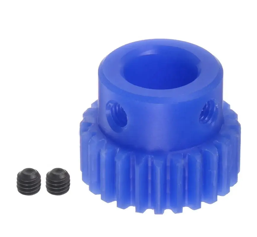 Customize size spur nylon plastic gears sets OEM factory nylon spur gear CNC machined nylon double spur gears