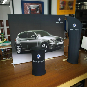 Stand Portátil de Aluminio para Ferias Comerciales <span class=keywords><strong>2x2</strong></span> con Impresión por Sublimación para Publicidad - Product Image 6