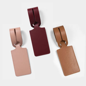 Venta al por mayor de tarjeteros, etiquetas creativas para maletas y porta-pases de avión, hechos a mano con cuero genuino, ecológicos, para bodas - Product Image 2