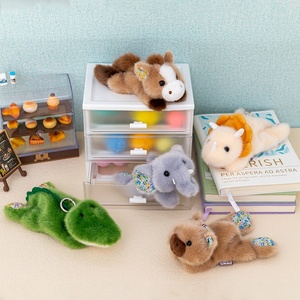 Peluche Assortiti 19*8*9 cm, Serie Animali Misti, Asino, Mucca, Dinosauro, Coniglio, Decorazione con Profumatori e Perline, Cotone PP - Product Image 6