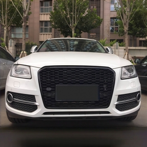 Calandre avant <span class=keywords><strong>RSQ5</strong></span> pour <span class=keywords><strong>Audi</strong></span> Q5 SQ5, mise à niveau <span class=keywords><strong>RSQ5</strong></span> avec emblème, grille de pare-chocs avant en ABS, 2013 2014 2015 2016 2017 - Product Image 5