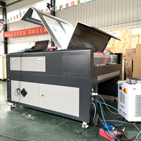 Machine de découpe laser CO2 1390 600W pour tôle, MDF, contreplaqué, acrylique, bois - Contrôle Ruida, prise en charge IA, refroidissement par eau, CNC 1300x900mm