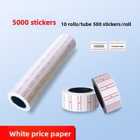5500 Mesin Label Harga Genggam Satu Baris untuk Label Harga Supermarket Toko Kelontong Membuat Label Harga