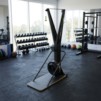 Machine d'entraînement de ski mécanique pour cardio-training corporel complet avec écran LED et réglage de la vitesse
