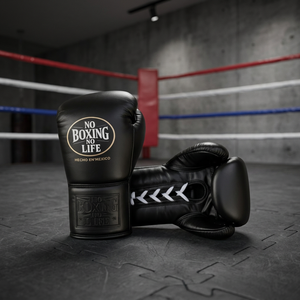 Gants de boxe professionnels en cuir de vachette véritable, sans lacets, pour l'entraînement et le sparring, logo personnalisé OEM, MMA - Product Image 3