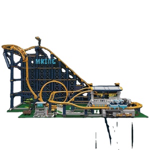 Mould King 11012 Roll Coaster 3238 Uds Control remoto eléctrico gran parque de atracciones juguete de bloques de construcción regalo de cumpleaños - Product Image 1