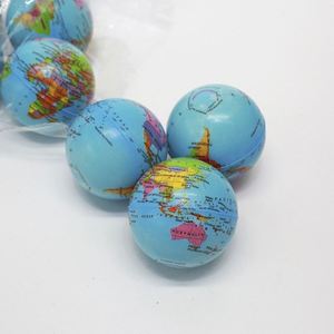 Pelota Antiestrés de Espuma de PU con Logotipo Personalizado, Pelota Deportiva con Diseño de la Tierra - Product Image 4