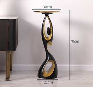 Luce di lusso moderno grande pavimento decorazione di atterraggio soggiorno decorazione figura vassoio statua arredamento per soggiorno - Product Image 3