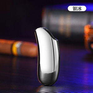 Étui pour briquet à <span class=keywords><strong>gaz</strong></span> en acier en forme de banane avec carburant au butane, design moderne et minimaliste pour briquets et cadeaux d'affaires - Product Image 4