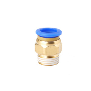 Yxqp Pc8 02 <b>Quick</b> Coupler Insert Type Copper Pneumatic <b>Connector</b> For Air Hose And Ducts - Product Image 2