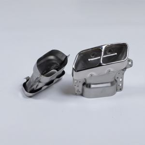 Embout d'échappement de voiture en acier inoxydable modifié Embout d'échappement Gorge pour tuyau d'échappement <span class=keywords><strong>Mercedes</strong></span> W221 - Product Image 4