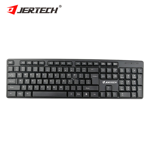 JERTECH K328 Ergonomic Keyboard Office Keyboard 104 Keys OEM Desktop Computer Keyboard
