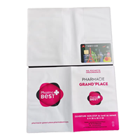 Porta Recetas Personalizado, Impermeable, de PVC, Funda Protectora de Documentos de Plástico Suave, Carpeta para Recetas Médicas y Farmacéuticas