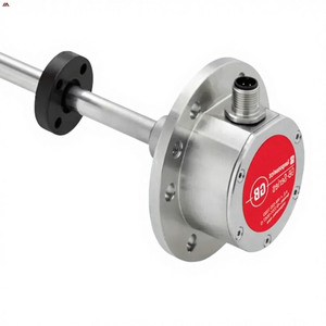 Sonde de mesure en acier inoxydable Temposonics série G, capteur de déplacement linéaire GBF1300MD601A0, montage magnétique, corps en acier moulé - Product Image 1