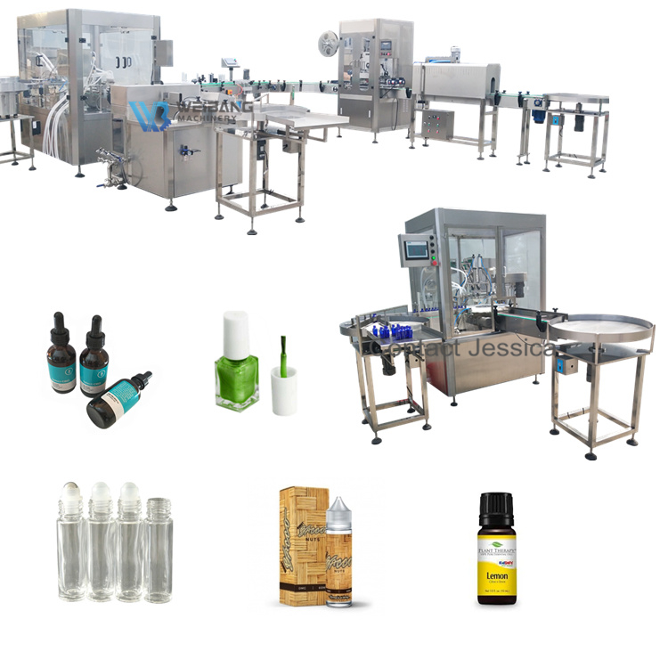 Высокая точность 10 мл 20 мл 50 мл Автоматическая сигарета тени для век эфирное масло машина для наполнения и закупорки с CE