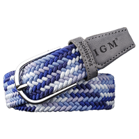 IGM Cadeaux de couple personnalisés en gros, ceinture tissée en tissu de corde élastique tricotée en polyester