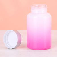 Bouteilles en verre pour l'emballage de compléments alimentaires, pots vides en gros avec couvercles pour fabricants de marques de vitamines en marque blanche