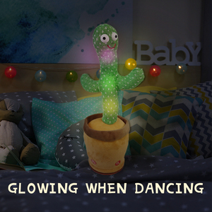 Nouveauté Vente en gros Peluche jouet électrique Parler répété Chant Dansant CactusToy Poupée Cadeau <span class=keywords><strong>pour</strong></span> enfant Enfants - Product Image 5