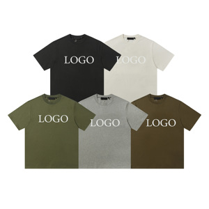 Ensemble T-shirt et short pour homme avec logo personnalisé, col rond, manches courtes, short à taille élastique, ensemble de sport - Product Image 3