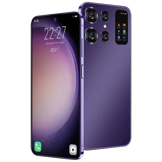 Large Memory 5G Mobile Phone S24 Ultra SmartPhone HD Screen 16G+1T 7000Mah 48MP+72MP Android13 Dual Sim Face Unlocked