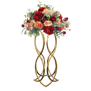<strong>Top</strong> Quality Gold Flower Stand <strong>Table</strong> Decor Flower Rack Centerpiece for Wedding <strong>Decoration</strong> and <strong>Table</strong> Centerpiece - Product Image 5