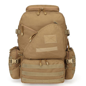 गुंगझोउ पुरुषों के आकस्मिक खेल डफेल जिम यात्रा बैग काले जलरोधी सामरिक बैकपैक के साथ जिपर बंद - Product Image 5