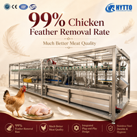 Solution d'abattage mobile CE 1000BPH pour volailles, ligne d'abattage de poulets, équipement d'abattage, système d'abattoir en conteneur