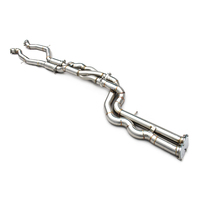 Tuyau d'échappement 63 mm le plus populaire pour BMW M3/M4 F80/F82/F83 S55 3.0T 2015-2017, avec tube intermédiaire de 2,5 pouces à longueur égale et tube en Z