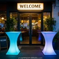 Lampes LED solaires rechargeables en plastique à 16 couleurs changeantes pour piscine extérieure et bar/table – Vente en gros