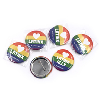 Badge personnalisé en métal vierge 58mm, boutons ronds, boutons personnalisés, boutons imprimés