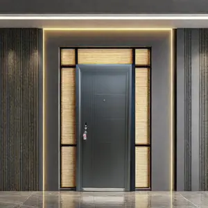 Door supplier in China Wholesale Price Condominium Entry Security Steel Door Exterior Security Steel Metal Door