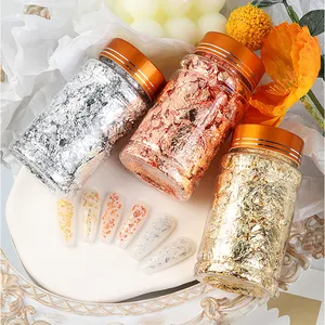 Wholesale gold nail foil flakes-Buy Best gold nail foil flakes lots from  China gold nail foil flakes wholesalers Online