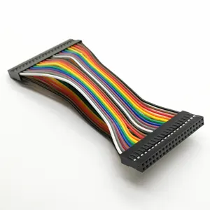 كابل شريطي مسطح دوبونت مزدوج بـ 40 سن (<span class=keywords><strong>2</strong></span>×20) و4 سنون (<span class=keywords><strong>2</strong></span>×<span class=keywords><strong>2</strong></span>) بمسافة <span class=keywords><strong>2</strong></span>.54 ملم - Product Image 1