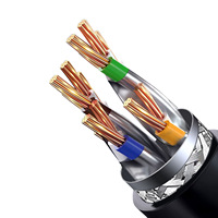 Câble personnalisé plusieurs couleurs ultra mince bleu UTP Cat6 Cat8 Cat5 câble de raccordement 8P8C RJ45 câble LAN Ethernet
