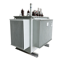 Transformateur de puissance immergé dans l'huile 35 kV S11-M triphasé 1250 kVA 2500 kVA 400 V IEC60076 Cuivre