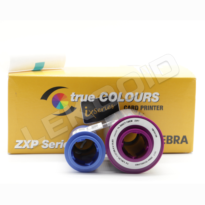 セブプラ グッズ Zebra 800077-740EM Color Ribbon - YMCKO - 250 Prints for ZXP