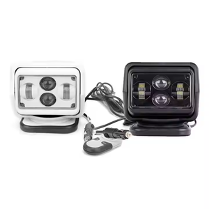 Lampe <span class=keywords><strong>de</strong></span> <span class=keywords><strong>travail</strong></span> à longue portée Lampe <span class=keywords><strong>de</strong></span> recherche blanche avec télécommande <span class=keywords><strong>Phare</strong></span> extérieur à LED d'inondation <span class=keywords><strong>de</strong></span> tache rotative magnétique forte - Product Image 2