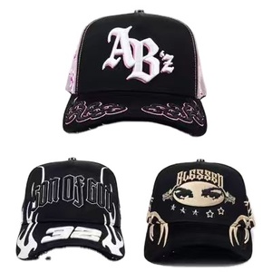 Cappellino Sportivo in Rete Terry con 5 Ricami Personalizzati, Spedizione Rapida, Alta Qualità, Logo Personalizzato, Cappelli in Camoscio Baez SHIFU Edizione Limitata Unisex - Product Image 1
