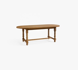 Tavolo da Pranzo Allungabile in Legno di Quercia Massiccio, Design Moderno e Lussuoso per <span class=keywords><strong>Cucina</strong></span> e Arredamento Casa - Product Image 3