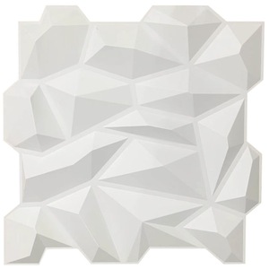 Hiện đại <span class=keywords><strong>3D</strong></span> PVC Panel tường hình học kim cương hình dạng cho nội thất không thấm nước Matt đen hình nền sticker cho phòng khách phòng ngủ - Product Image 4