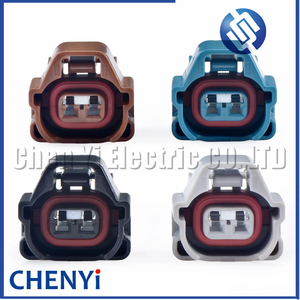 Konektor Tahan Air Mobil 2 Pin Betina untuk Kabel Injektor Bahan Bakar 90980-11153 ID-2000/VQ35/2JZ 6189-0573 untuk Toyota Lexus - Product Image 5