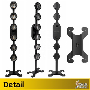 Luz de Escenario Vertical de Pie con LED RGBA de 6x50W, Efecto Vintage Honeycomb IP53, DMX512 para DJ, <span class=keywords><strong>Discoteca</strong></span>, Club, Bar - Product Image 3
