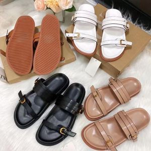 New 2026 Thick-Soled Women's Shoes with Buckle, Metal Open-Toe Fashion Sandals and <b>Slippers</b> for Women - Product Image 1