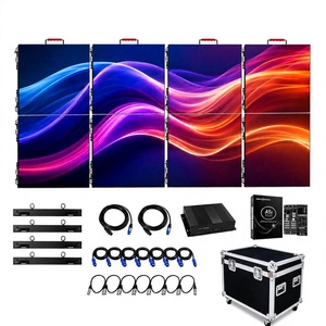 Système de location de mur vidéo LED P2.9 P3.91 clé en main pour intérieur et extérieur, écran de scène de concert personnalisable, panneau d'affichage couleur intégrale - Product Image 1