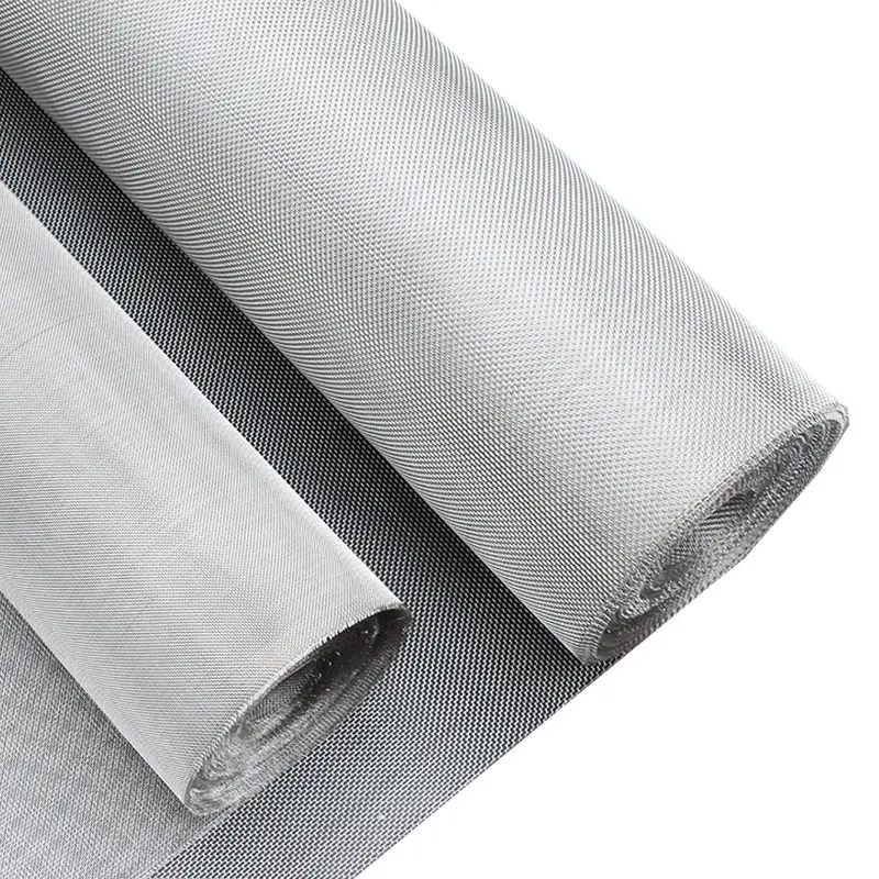 40 meshx200mesh kain jala Titanium tenun Belanda Netting Sheet untuk elektroda baterai